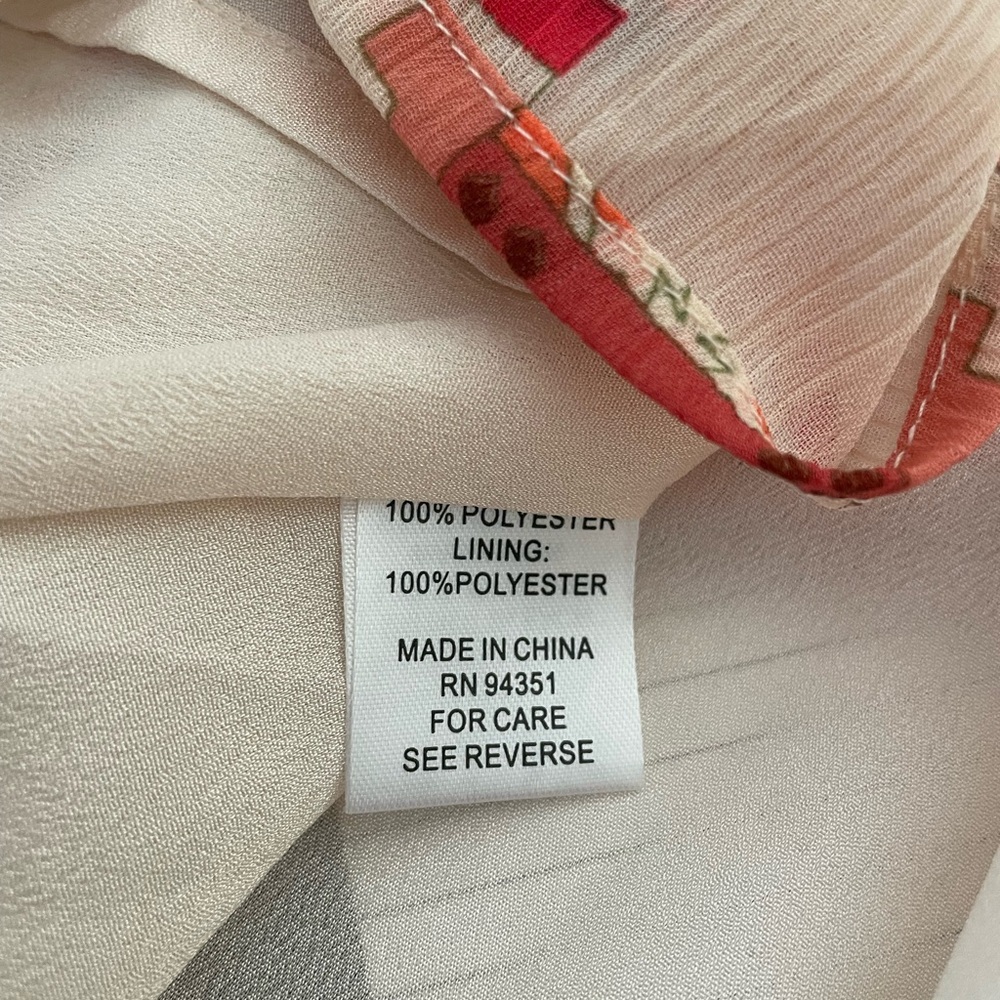 Jade Multicolor Geometric Pattern Long Sleeve Max… - image 5